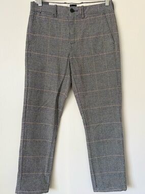 NWT J.Crew 770 Straight Stretch Glen Plaid Pants 29x32